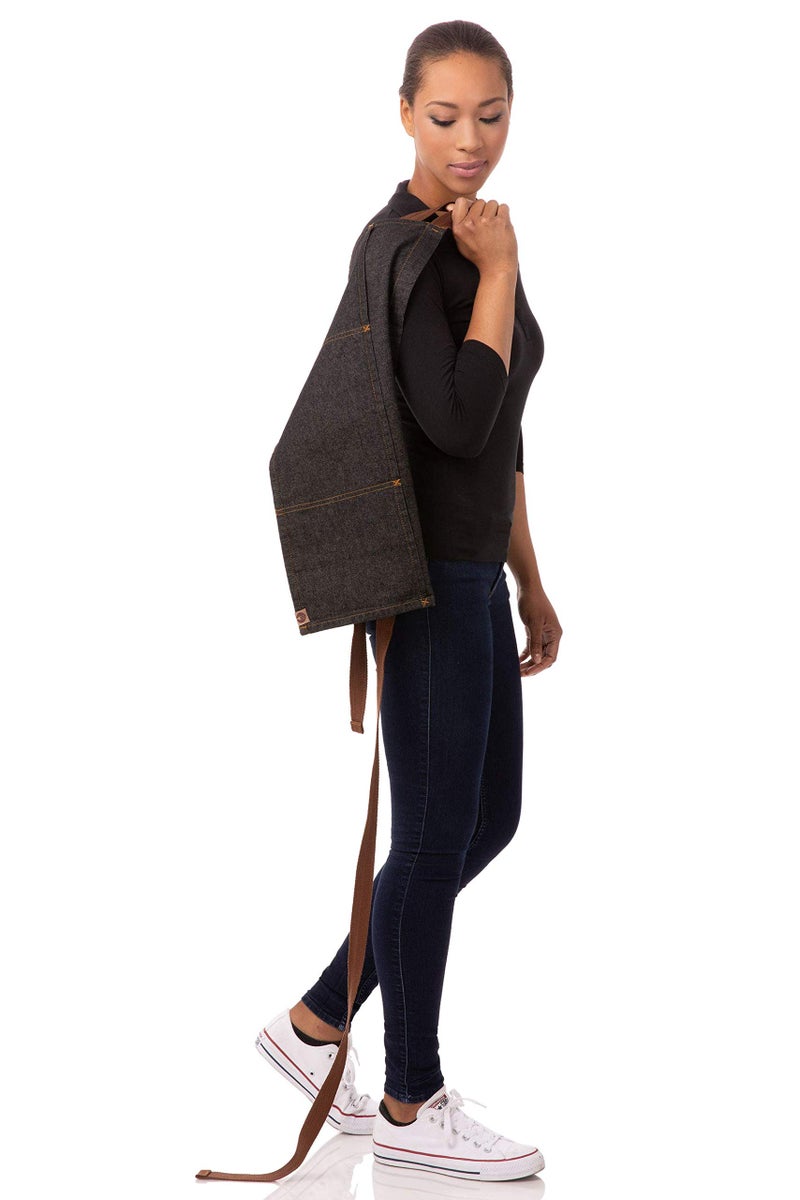 Chef Works Unisex Memphis Waitress Apron, Black, One Size - Image 2